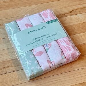 Aden + Anais Classic Muslin Swaddle Blankets – 4 Pack – Brand New, Sealed